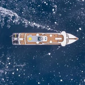 Minerva & Vega aussen Antarktis aus Luft