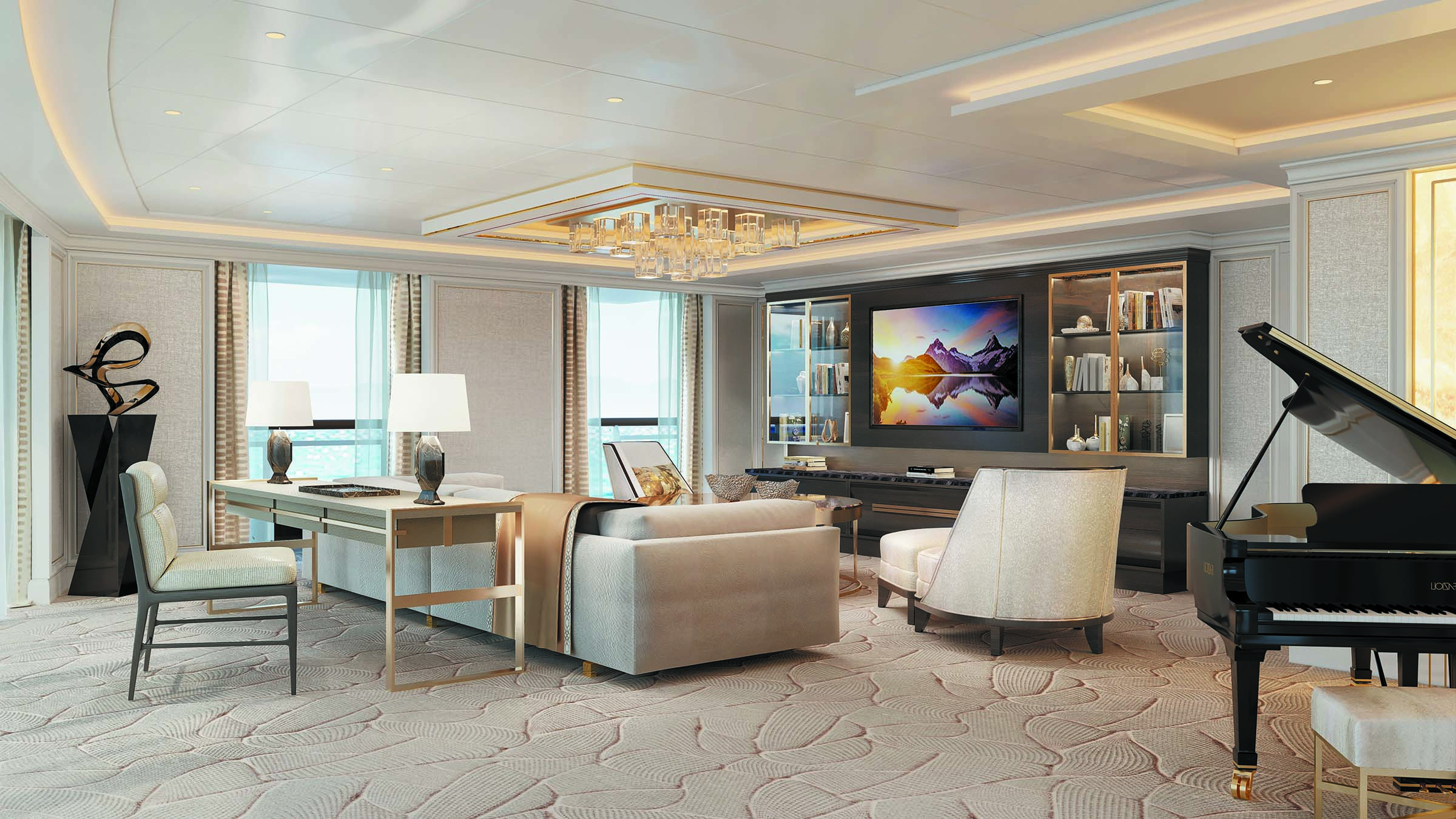 Seven Seas Splendor - Wohnzimmer Regent Suite