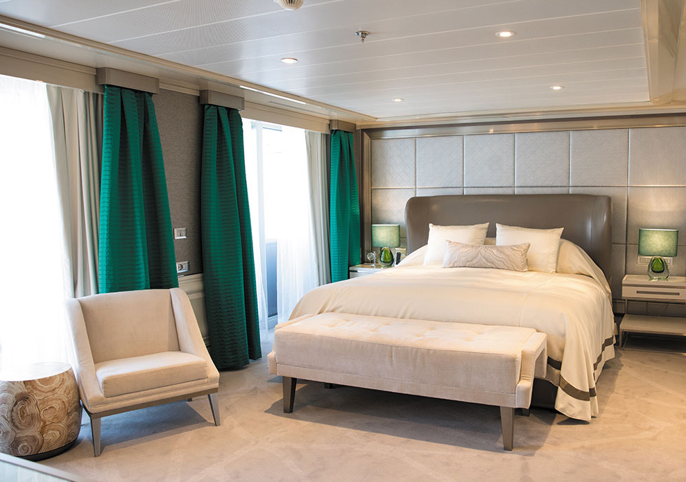 Seven Seas Splendor - Grand Suite Schlafzimmer