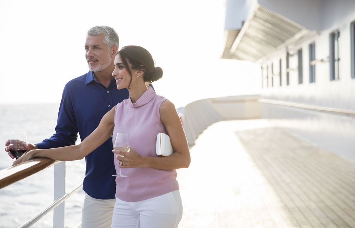 Crystal Symphony - an Deck