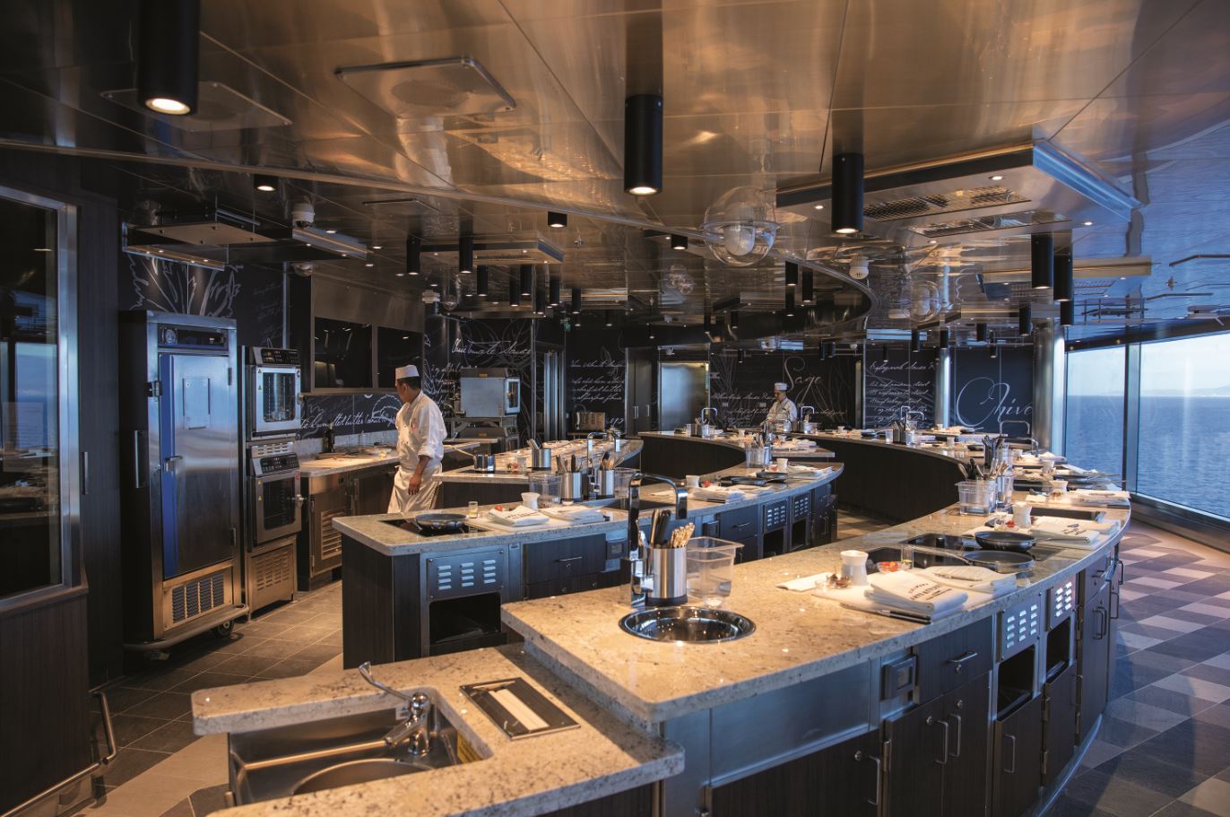 Seven Seas Splendor - Culinary Arts Kitchen - Eventküche