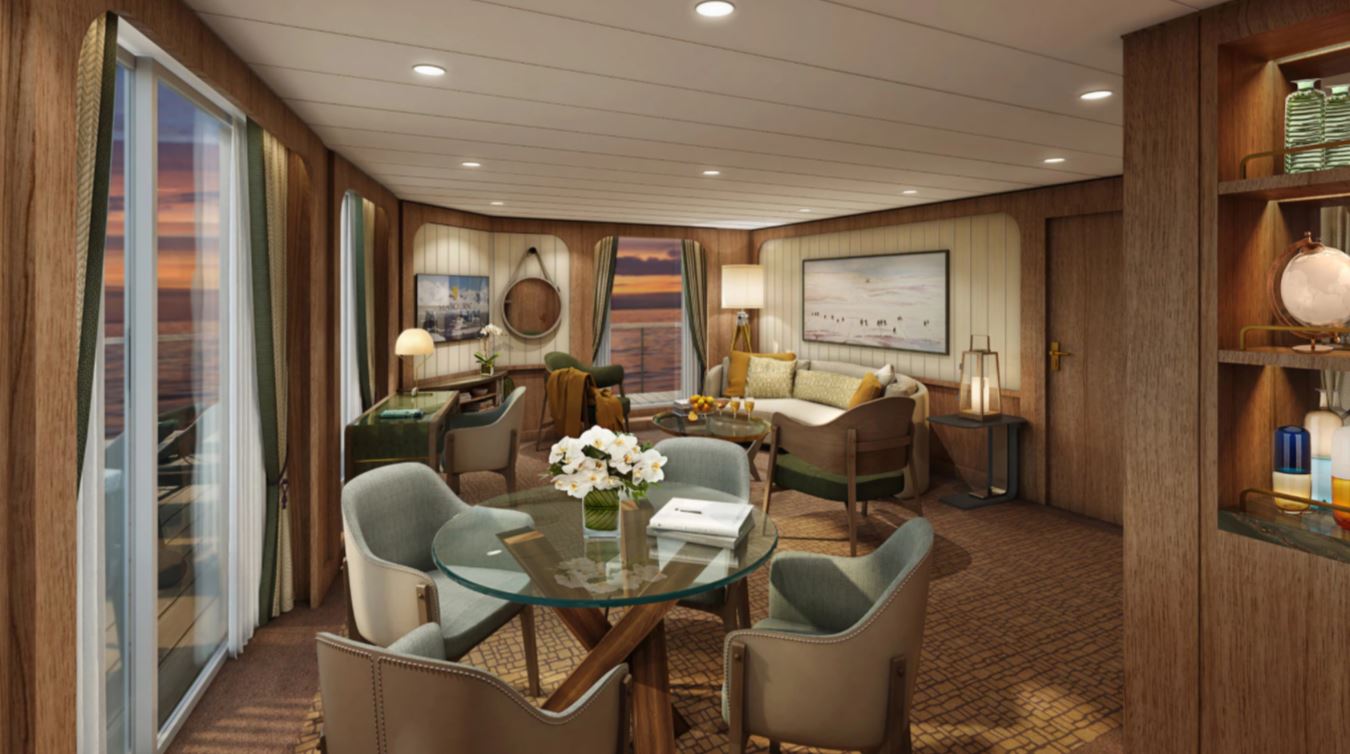 Seabourn Venture - Signature Suite Wohnbereich
