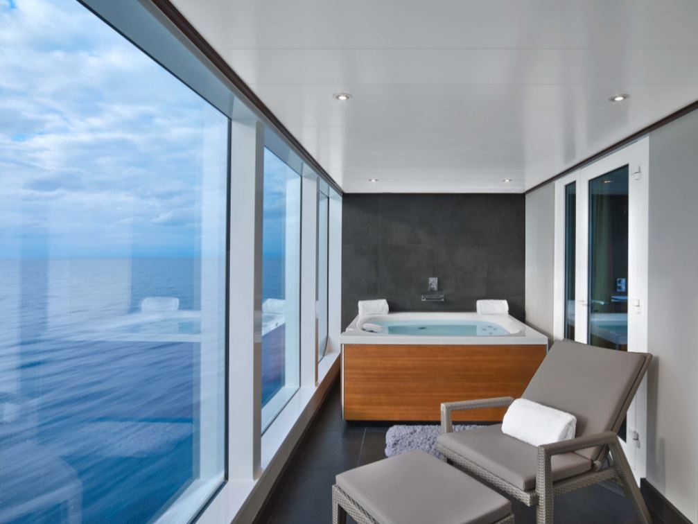 Seabourn Ovation - Wintergarden Suite Balkon