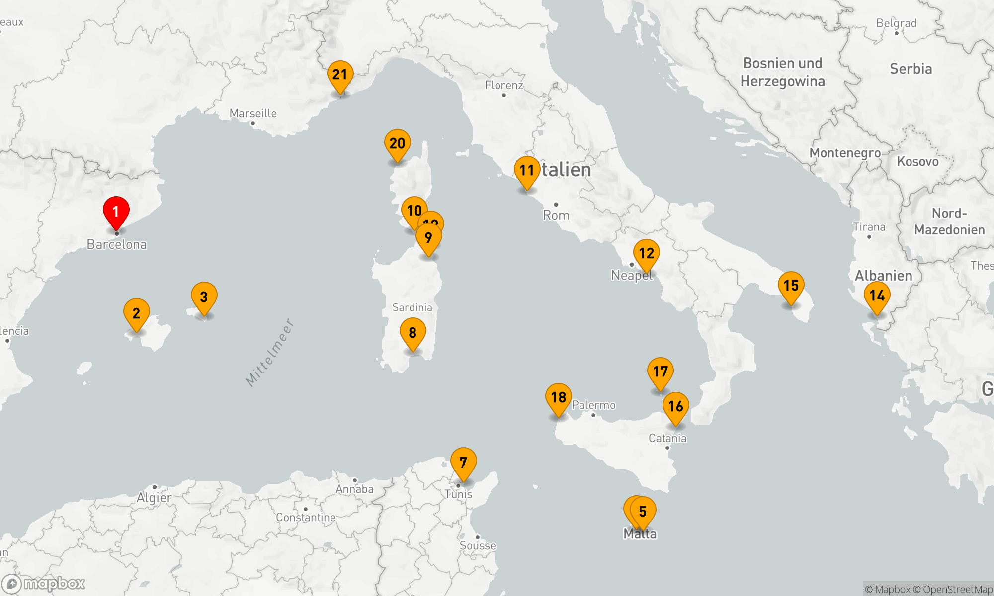 MEDITERRANE JUWELEN & TYRRHENISCHE SCHÄTZE