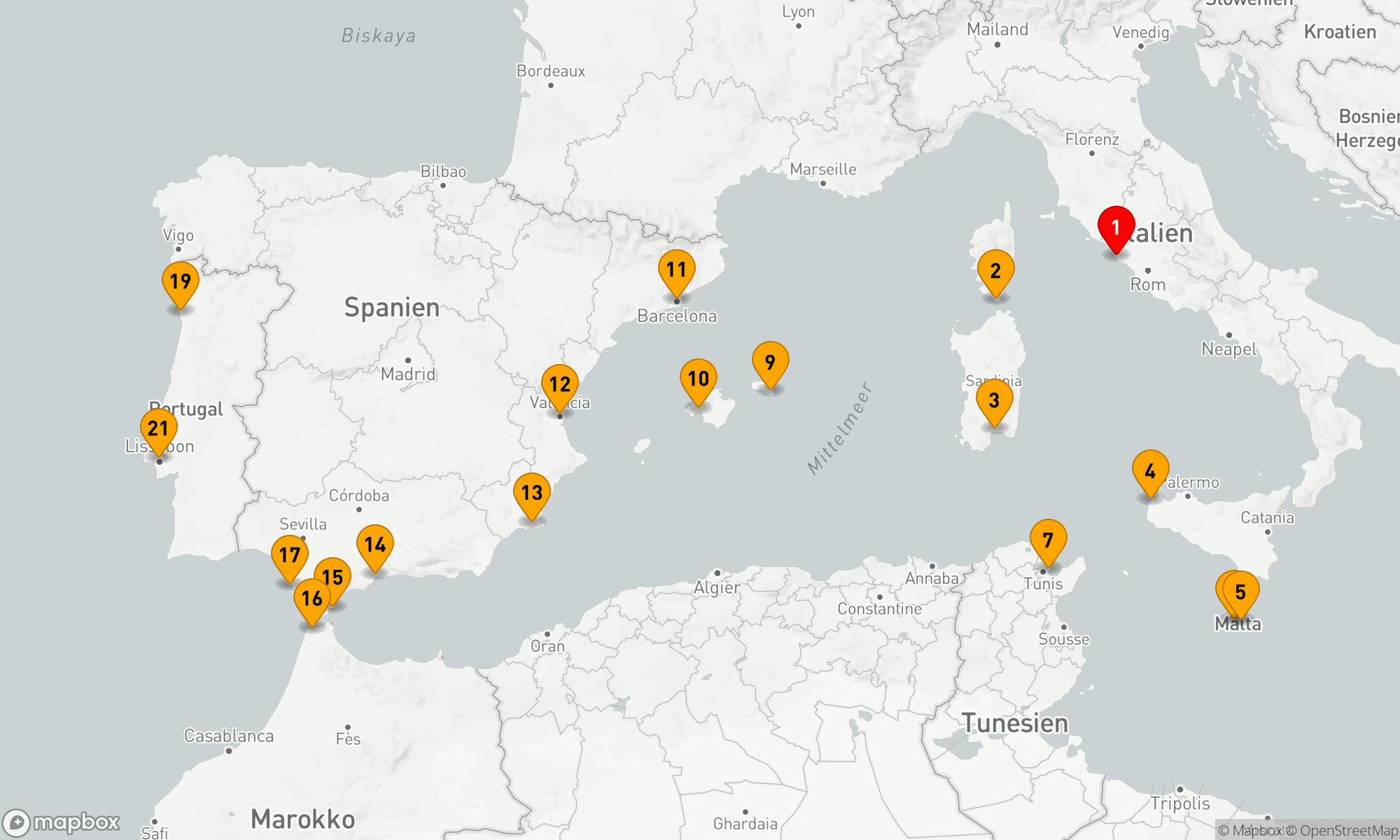 SPANIEN, PORTUGAL & MEDITERRANE JUWELEN