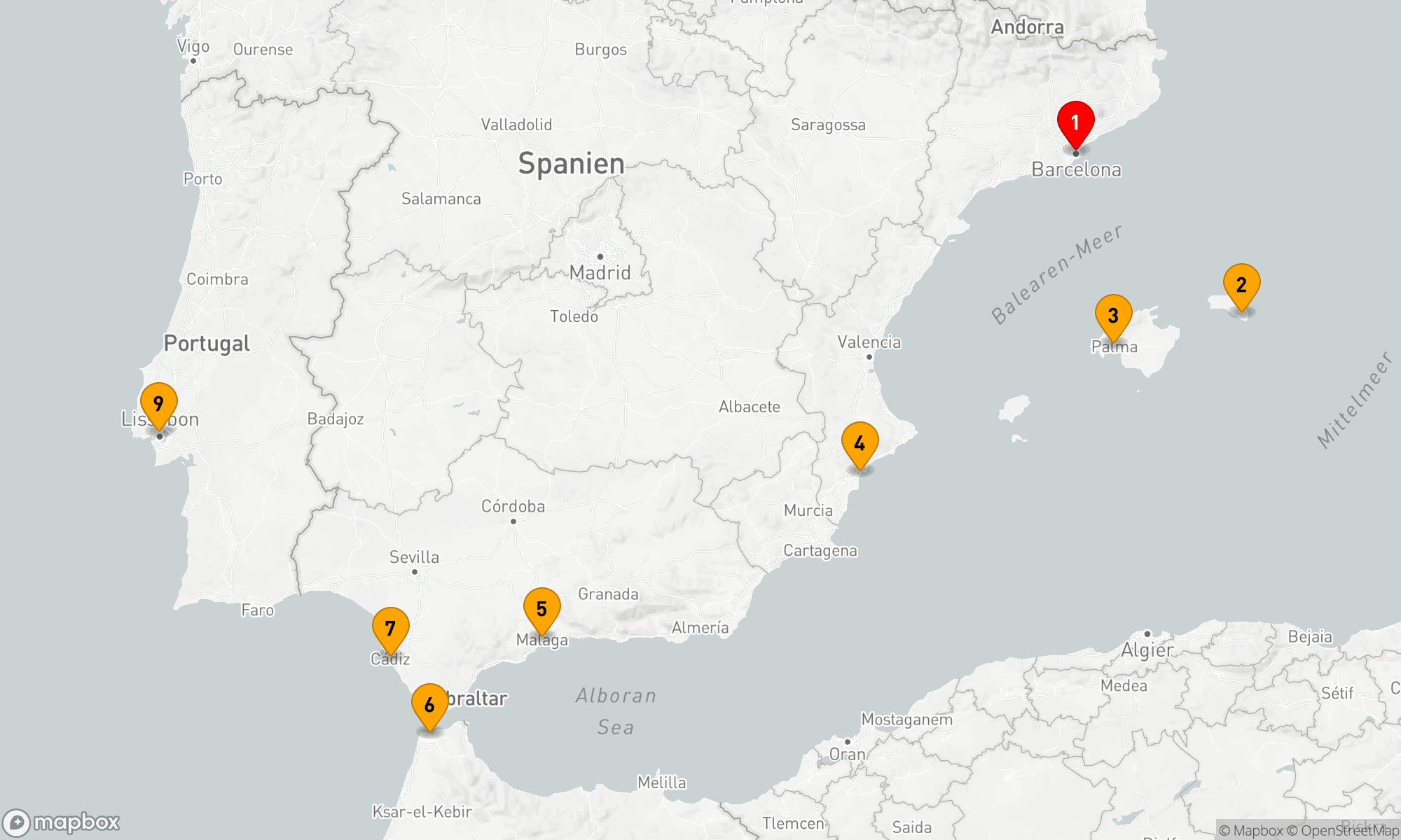 Mediterrane Träumereien: Von der katalanischen Küste zum Atlantik