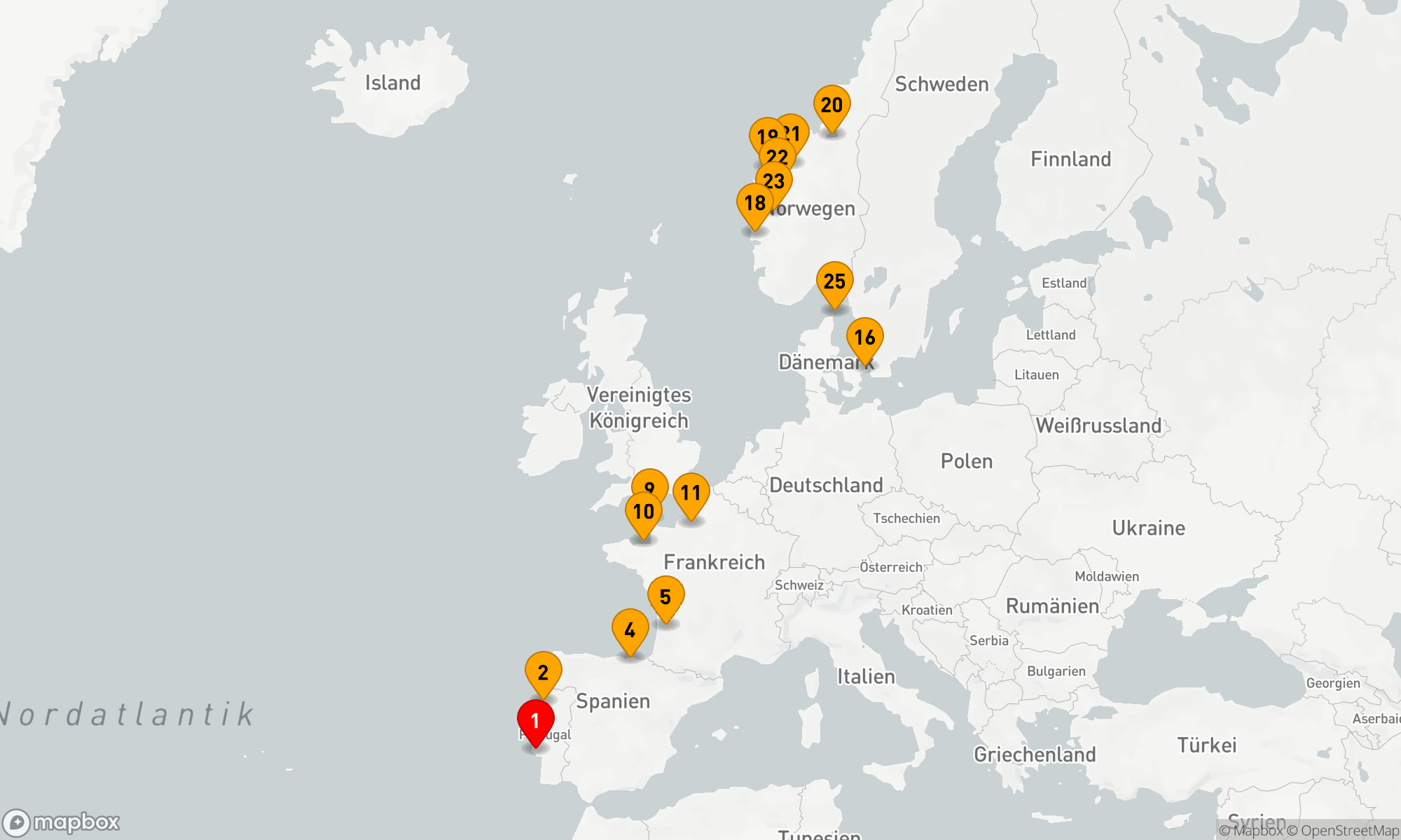 Europäische Küstenzauber und Nordische Vielfalt Abenteuer