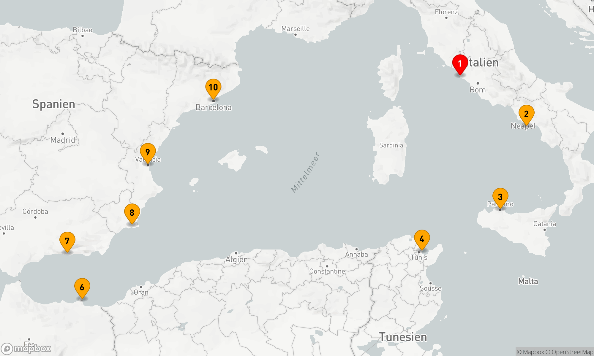 Mediterrane Entdeckungspfade