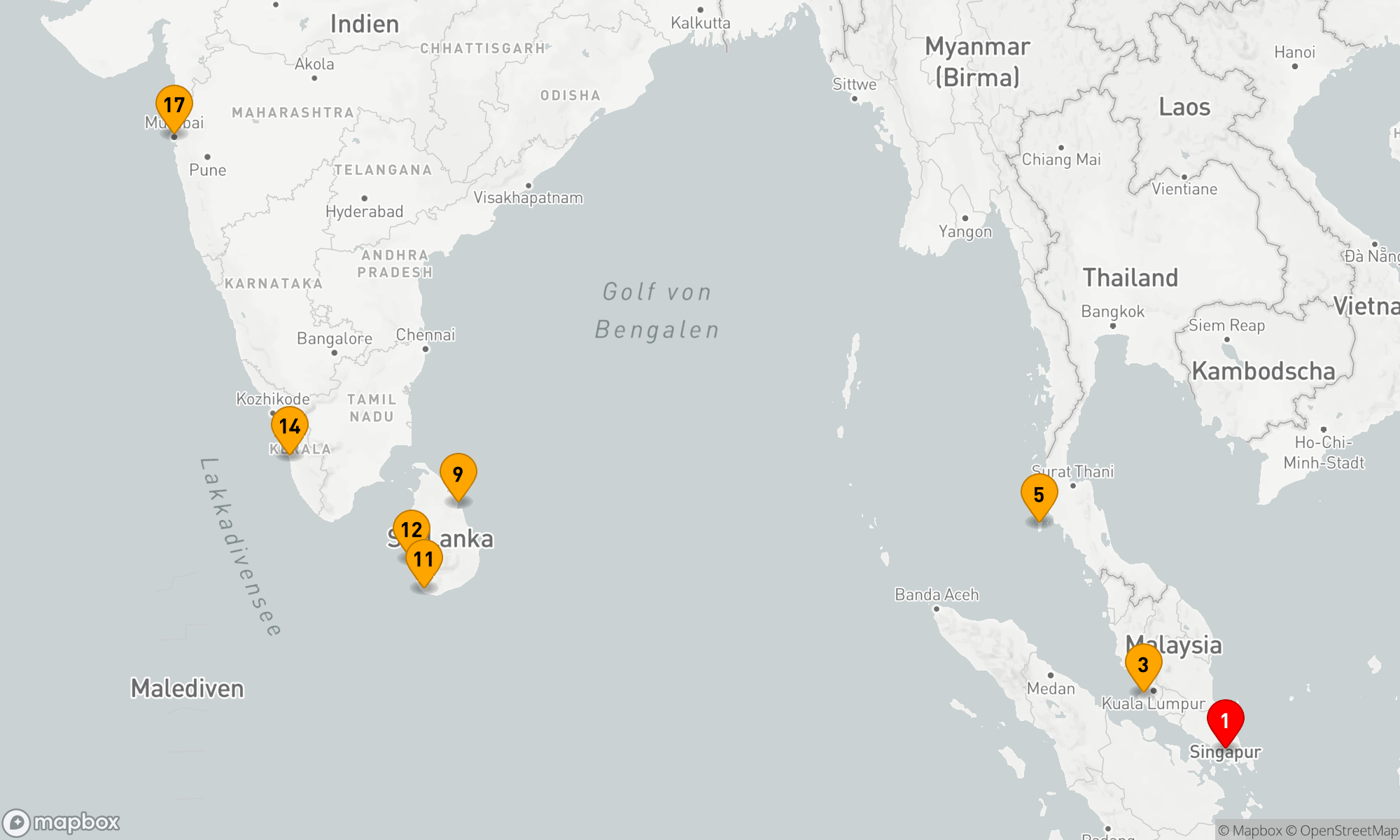 Von den Stränden Thailands bis zu den Tempeln Indiens: Eine exotische Entdeckungsreise