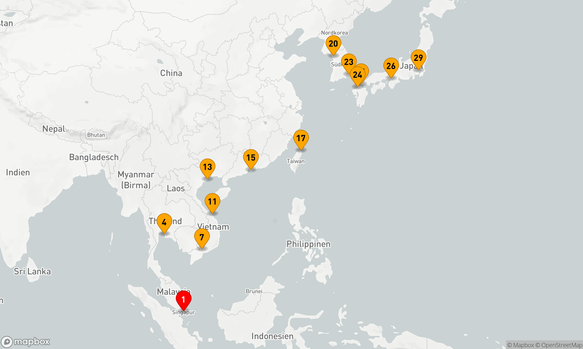 Zauberhafte Reise durch Asiens Highlights