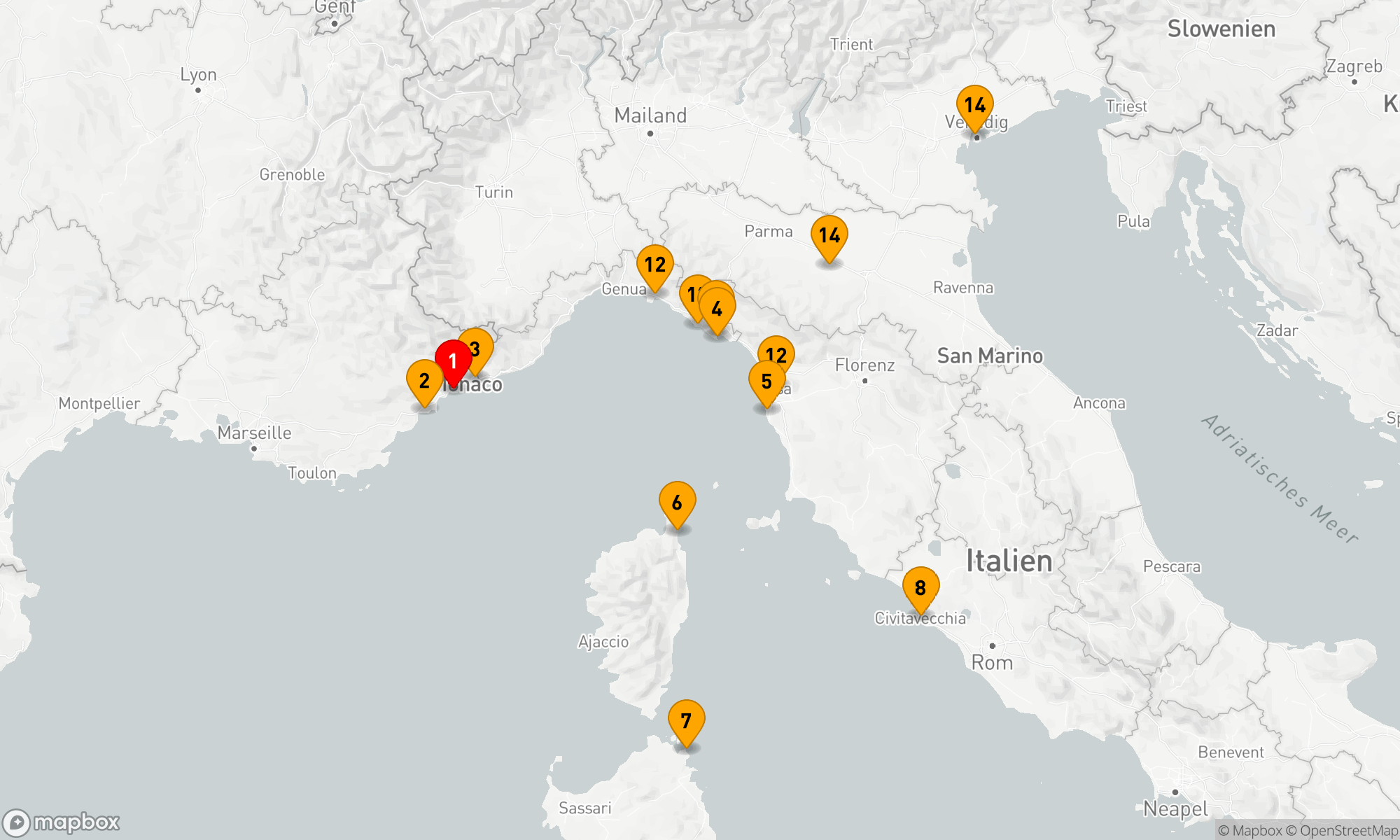 Italien im Detail - Kreuzfahrt & Landreise