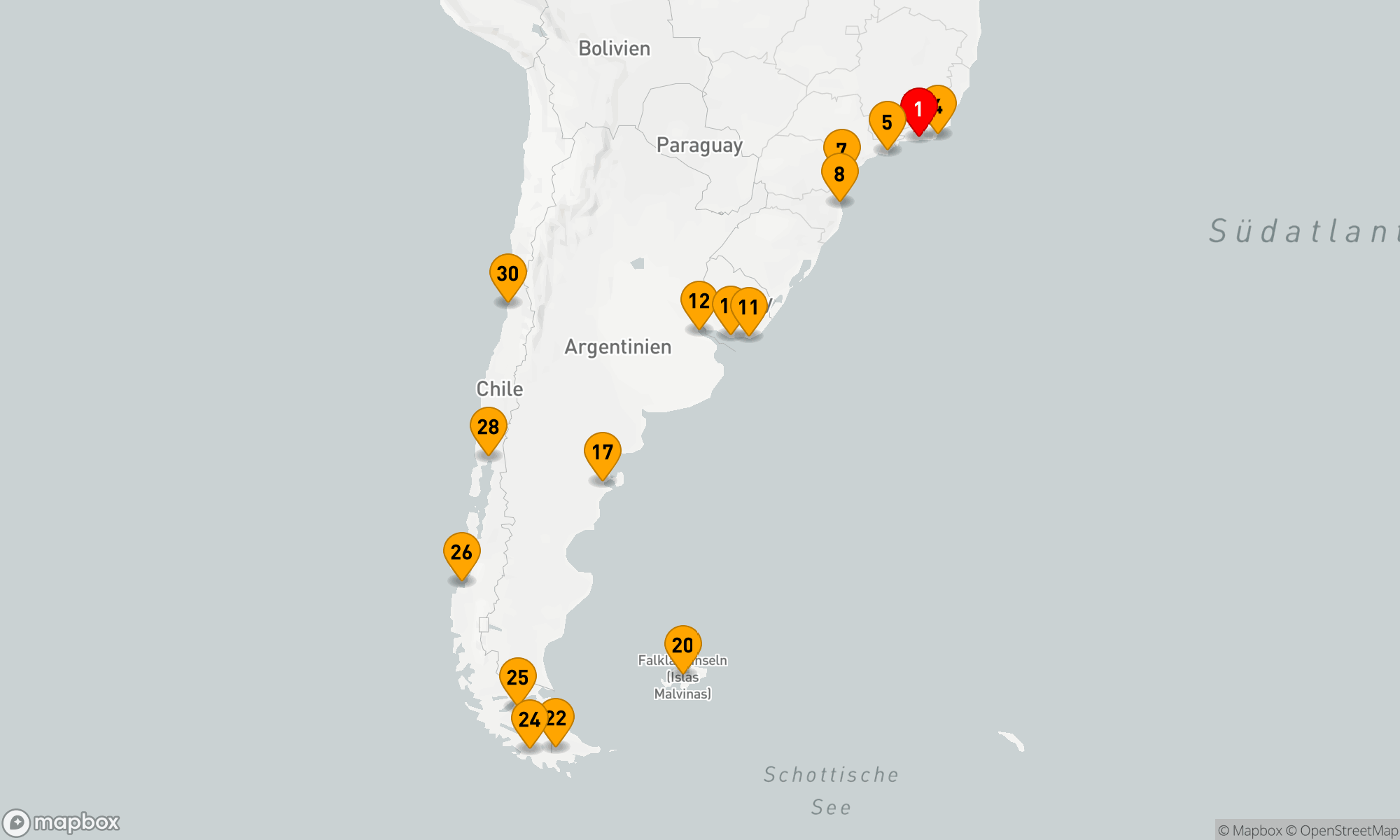 Südamerikanisches Küstenabenteuer: Von Samba bis zu den Anden