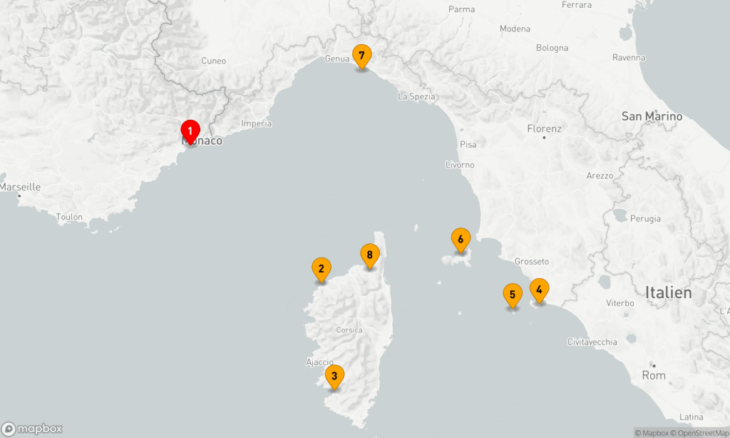 Eine Feier der Kunst: Côte d’Azur, Italienische Riviera und Korsika