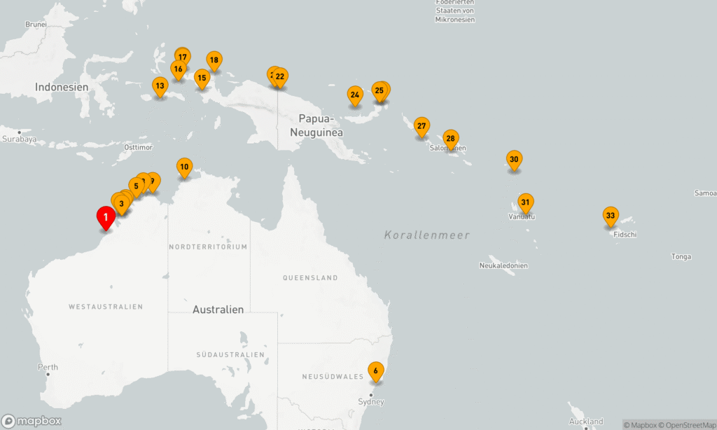 KIMBERLEY EXPEDITION, INDONESIEN & PAPUA-NEUGUINEA