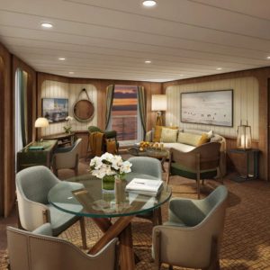 Seabourn Venture - Signature Suite Wohnbereich