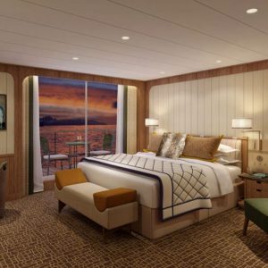 Seabourn Venture - Signature Suite Schlafbereich