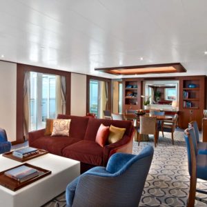 Seabourn Encore - Wintergarden Suite Wohnbereich