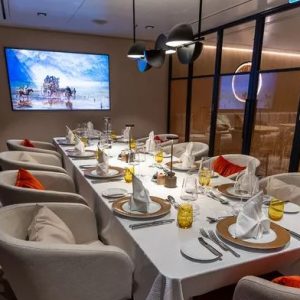 Minerva & Vega innen - Swan Restaurant - private Dining