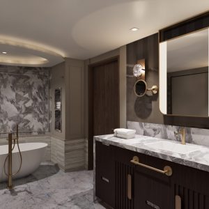 Regent Skyview Luna Main Bathroom