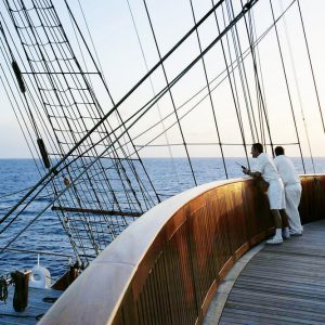 SeaCloud_Kreuzfahrten_SeaCloud2_Crew_Ausblick