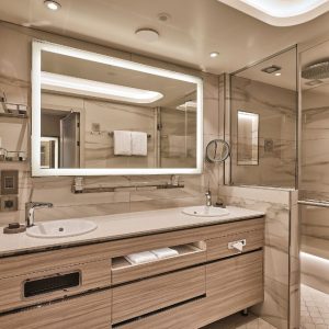 Silver Endeavor Kabinen Silver Suite Bad