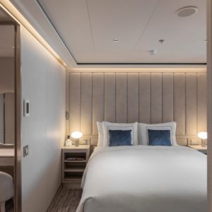 Silver Nova & Silver Ray - Kabinen - Medaillon Suite Schlafbereich